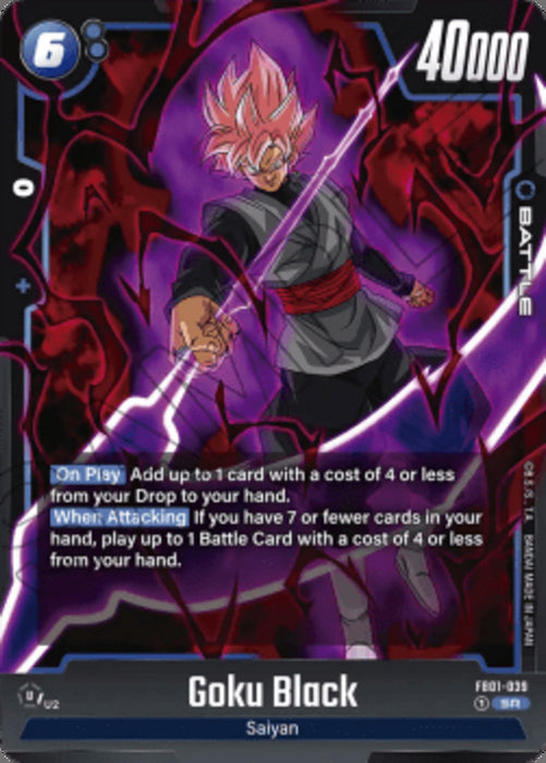 Goku Black (FB01-039) [Fusion World] (V.1) FB01 Super Rare Englisch