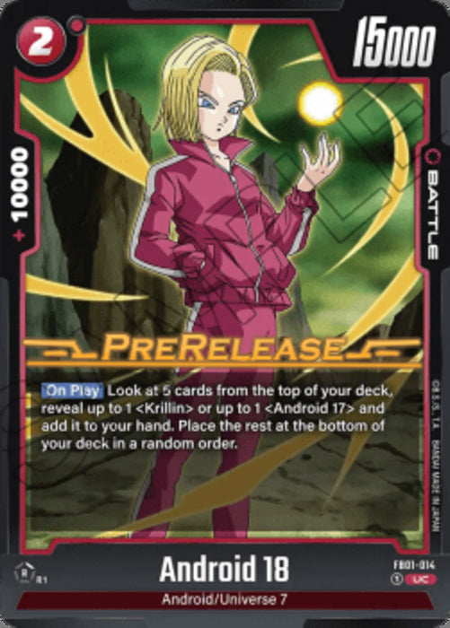 Android 18 (FB01-014) FB01P Uncommon Englisch