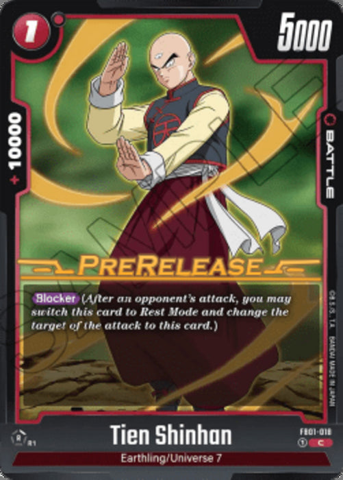 Tien Shinhan (FB01-018) FB01P Common Englisch