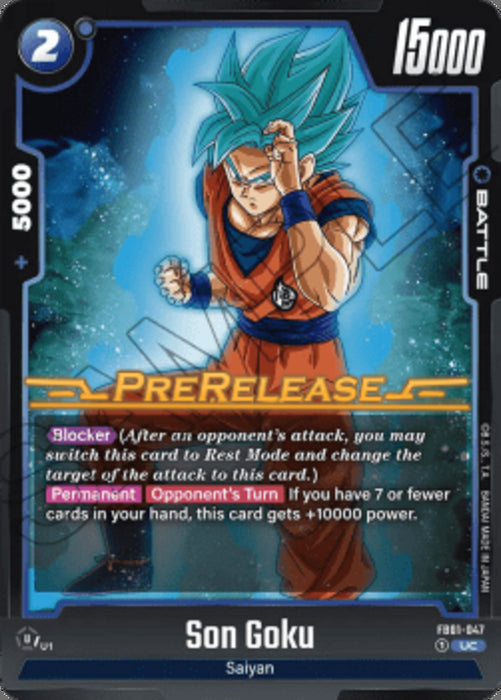 Son Goku (FB01-047) FB01P Uncommon Englisch