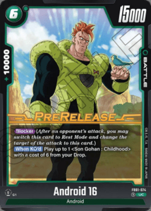 Android 16 (FB01-074) FB01P Uncommon Englisch
