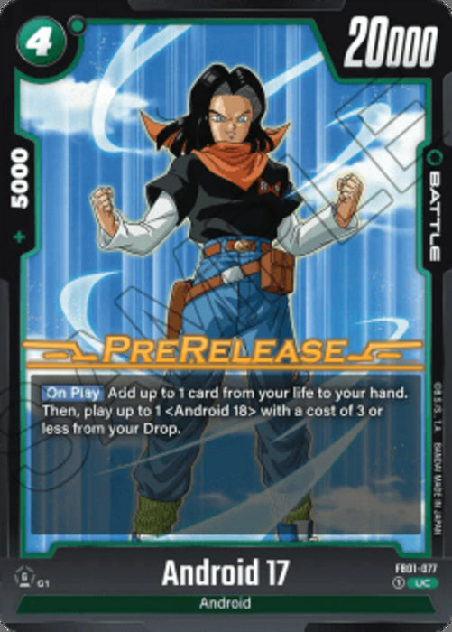 Android 17 (FB01-077) FB01P Uncommon Englisch
