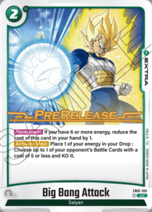 Big Bang Attack (FB01-103) FB01P Uncommon Englisch