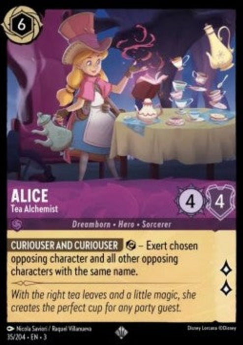 Alice - Tea Alchemist 3INK-035 Super Rare Englisch
