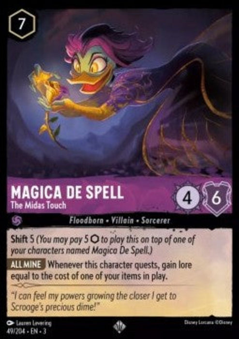 Magica De Spell - The Midas Touch 3INK-049 Super Rare Englisch