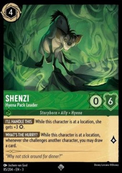 Shenzi - Hyena Pack Leader 3INK-085 Super Rare Englisch