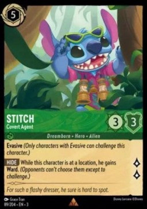 Stitch - Covert Agent 3INK-089 Rare Englisch