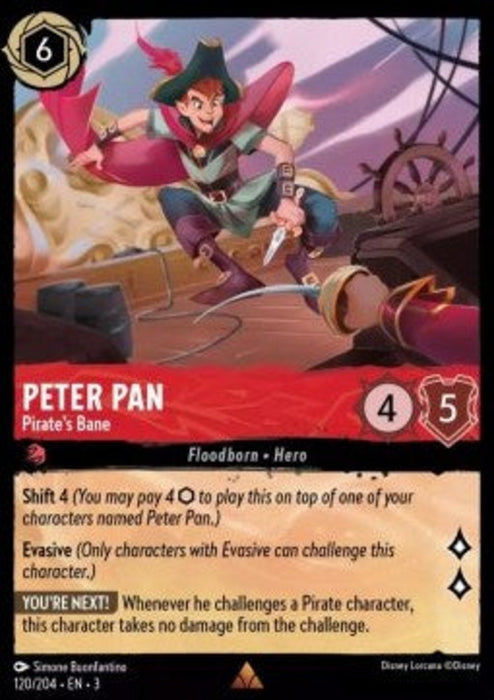 Peter Pan - Pirate's Bane (V.1) 3INK-120 Rare Englisch