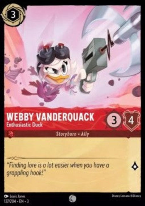Webby Vanderquack - Enthusiastic Duck 3INK-127 Common Englisch