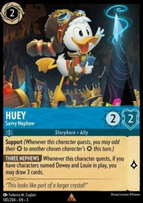 Huey - Savvy Nephew 3INK-145 Rare Englisch