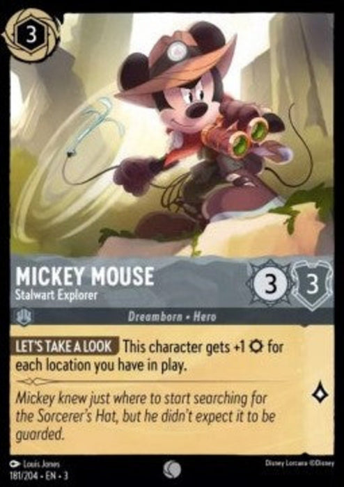 Mickey Mouse - Stalwart Explorer 3INK-181 Common Englisch