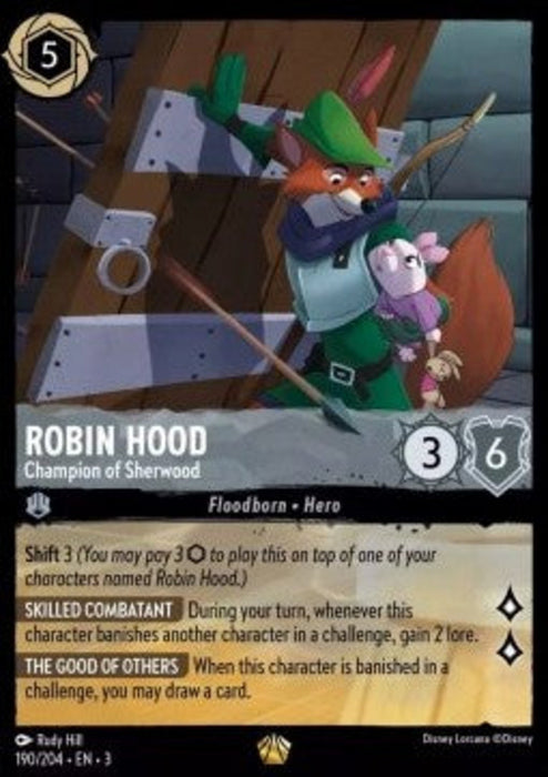 Robin Hood - Champion of Sherwood (V.1) 3INK-190 Legendary Englisch