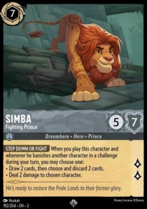 Simba - Fighting Prince 3INK-192 Super Rare Englisch