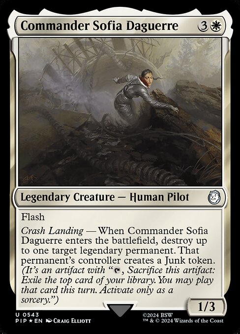 Commander Sofia Daguerre XPIP-543 Uncommon Englisch
