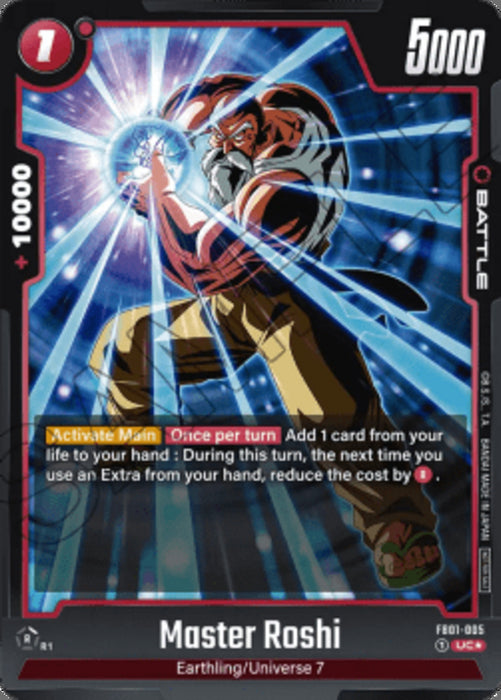 Master Roshi (FB01-005) FWUP Uncommon Englisch