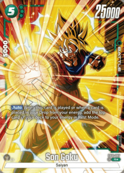 Son Goku (FB01-087) (V.2) FWUP Rare Englisch