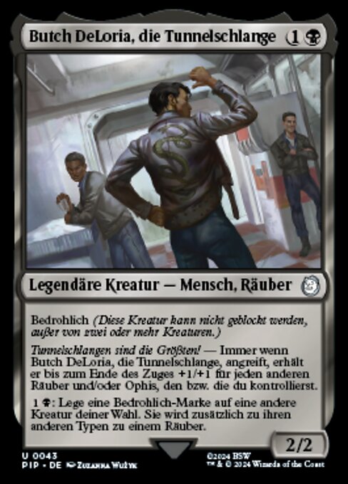 Magic: Butch DeLoria, Tunnel Snake