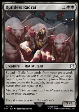 Ruthless Radrat PIP-48 Uncommon Englisch