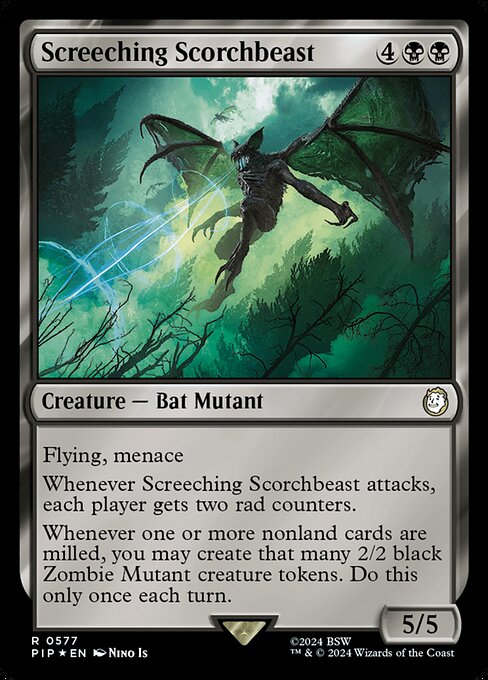 Screeching Scorchbeast (V.2) XPIP-577 Rare Englisch