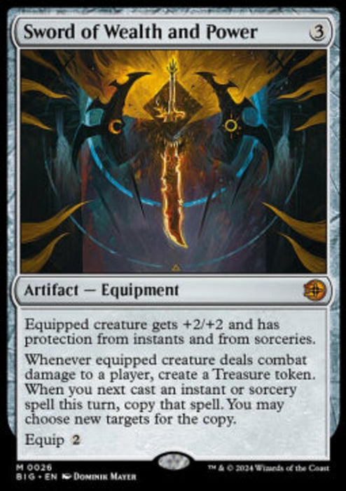 Sword of Wealth and Power (V.1) BIG-26 Mythic Englisch
