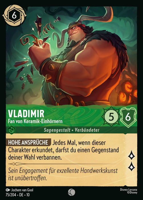 Vladimir - Fan von Keramik-Einhörnern 10WHI-075 Common Deutsch