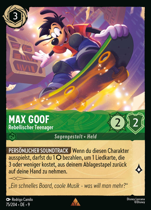 Max Goof - Rebellischer Teenager 9FAB-075 Rare Deutsch