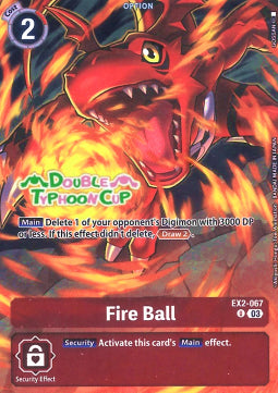 Fire Ball (EX2-067) SDP Alternative Art Englisch
