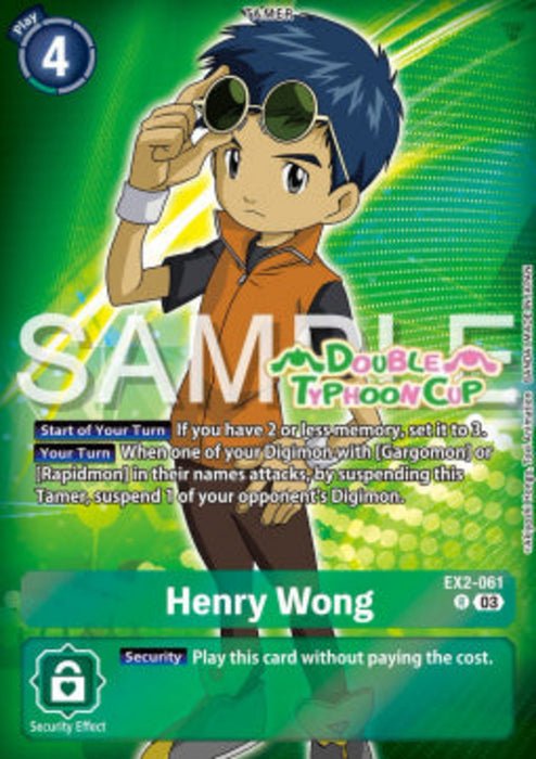Henry Wong (EX2-061) SDP Alternative Art Englisch