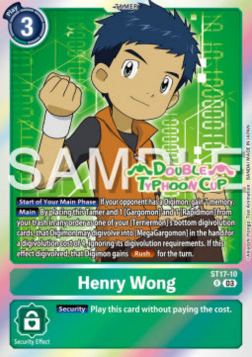 Henry Wong (ST17-10) SDP Rare Englisch
