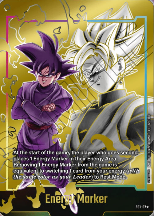 Energy Marker "Goku Black" (V.2) UP Token Englisch