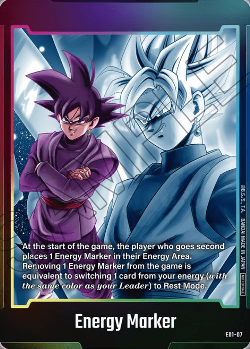 Energy Marker "Goku Black" (V.1) UP Token Englisch
