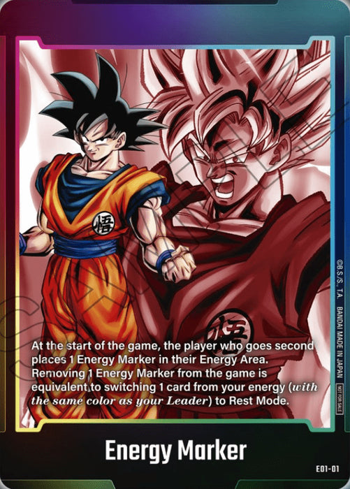 Energy Marker "Son Goku" (V.1) UP Token Englisch