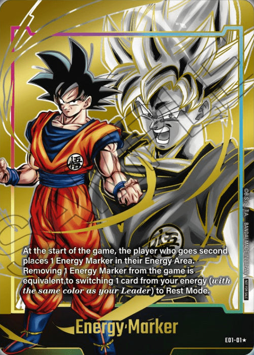 Energy Marker "Son Goku" (V.2) UP Token Englisch