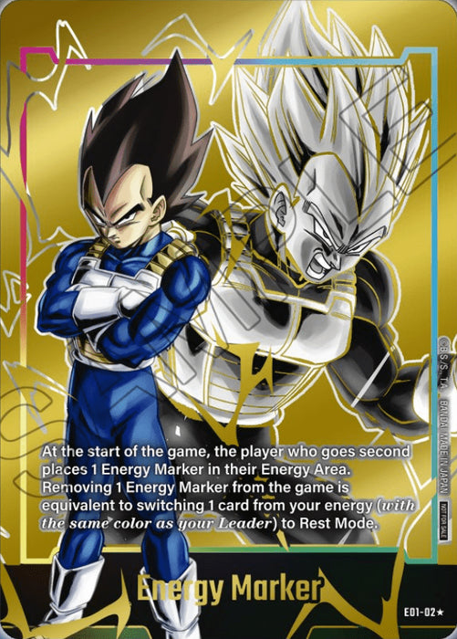 Energy Marker "Vegeta" (V.2) UP Token Englisch