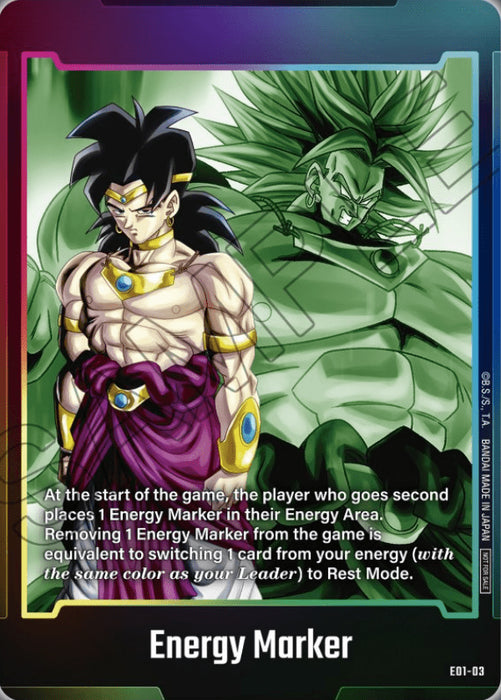 Energy Marker "Broly" (V.1) UP Token Englisch