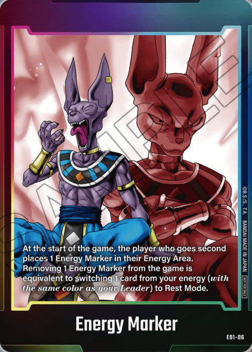 Energy Marker "Beerus" (V.1) UP Token Englisch