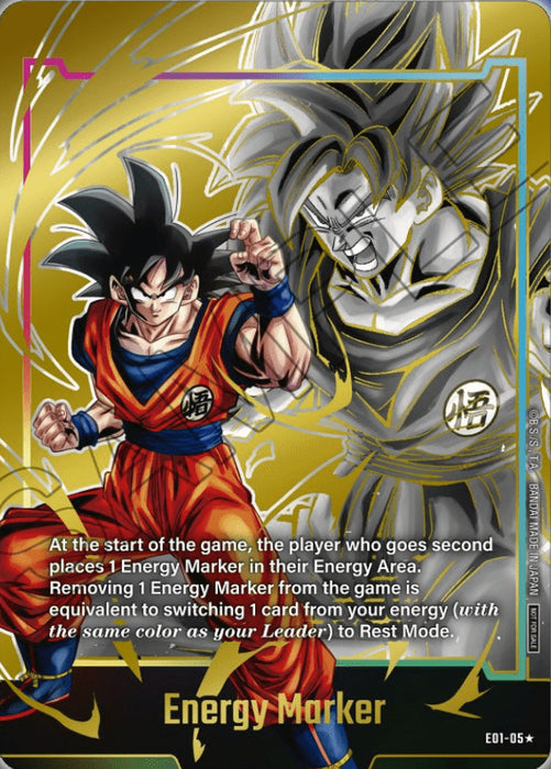Energy Marker "Son Goku V2" (V.2) UP Token Englisch