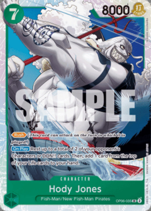 Hody Jones (OP06-035) (V.1) OP06 Super Rare Englisch