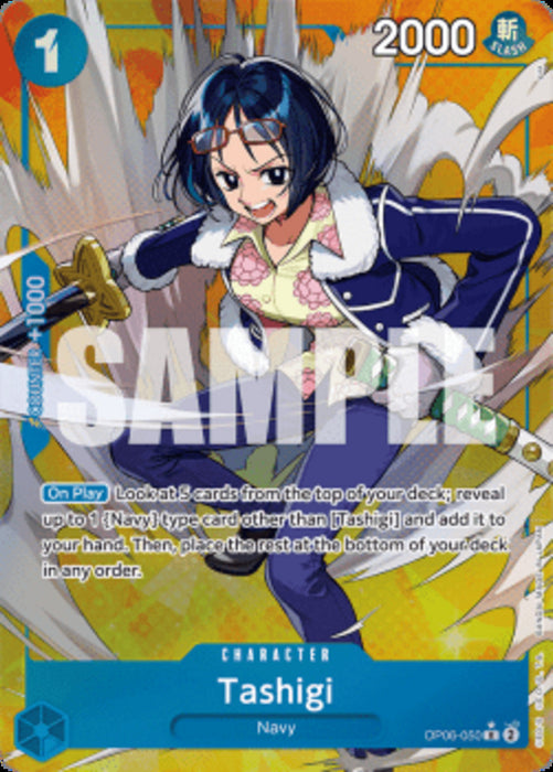 Tashigi (OP06-050) (V.2) OP06 Alternate Art Englisch