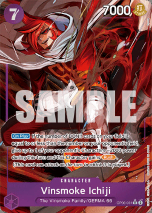 Vinsmoke Ichiji (OP06-061) (V.2) OP06 Alternate Art Englisch