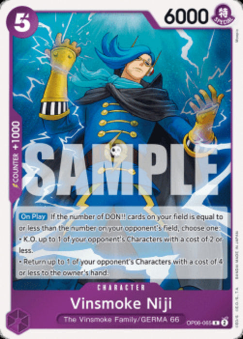 Vinsmoke Niji (OP06-065) OP06 Rare Englisch