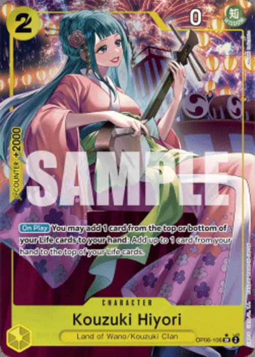 Kouzuki Hiyori (OP06-106) (V.2) OP06 Alternate Art Englisch