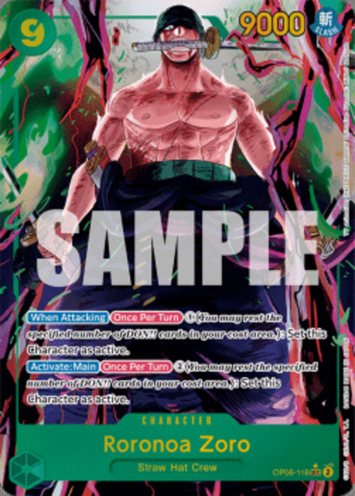 Roronoa Zoro (OP06-118) (V.2) OP06 Alternate Art Englisch