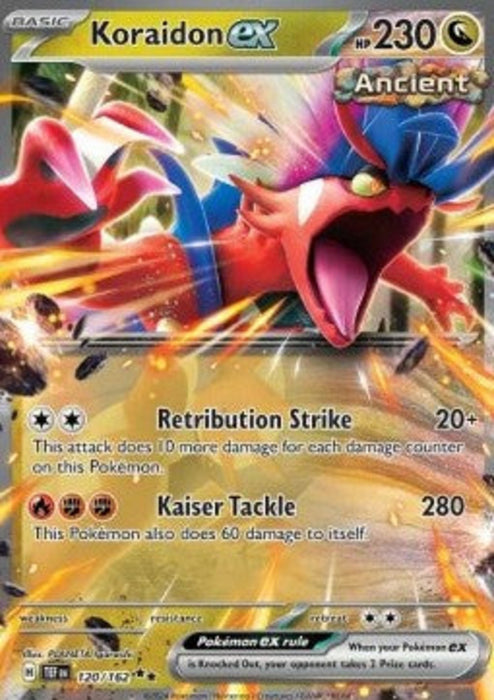 Koraidon ex TEF-120 Double Rare Deutsch