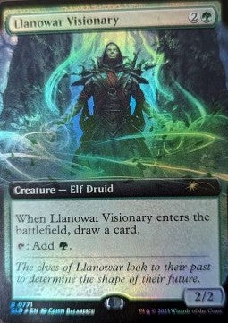 Llanowar Visionary SLD-771 Rare Englisch