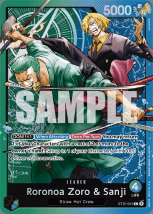 Roronoa Zoro & Sanji (ST12-001) ST-12 Leader Englisch