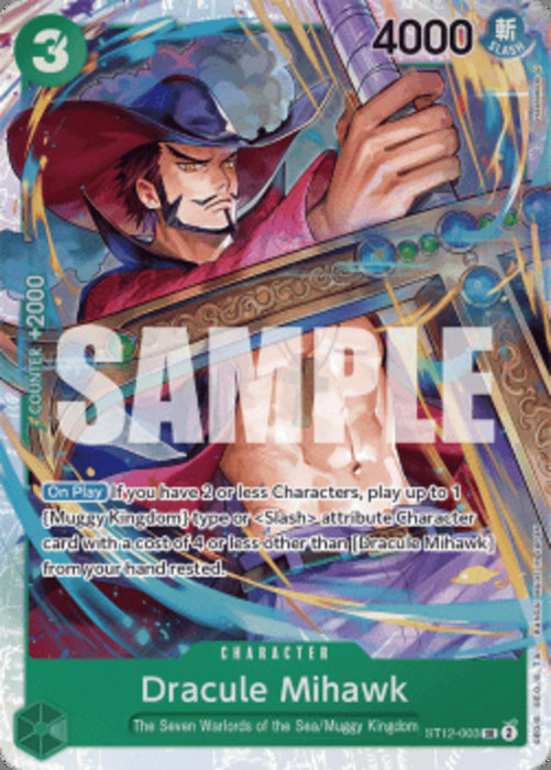 Dracule Mihawk (ST12-003) ST-12 Super Rare Englisch