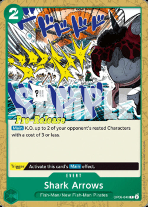 Shark Arrows (OP06-040) OP06P Common Englisch
