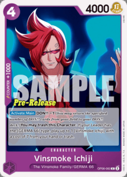 Vinsmoke Ichiji (OP06-060) OP06P Common Englisch