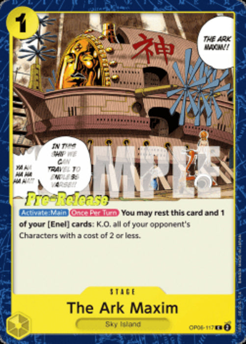 The Ark Maxim (OP06-117) OP06P Common Englisch